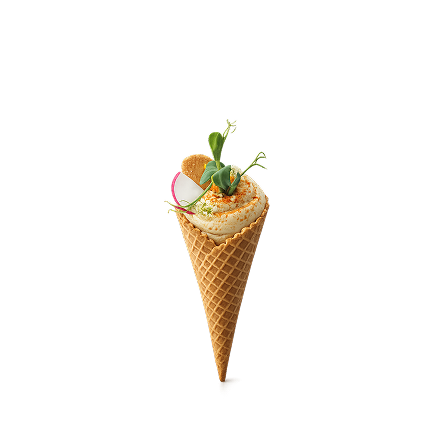 Hummus Cone